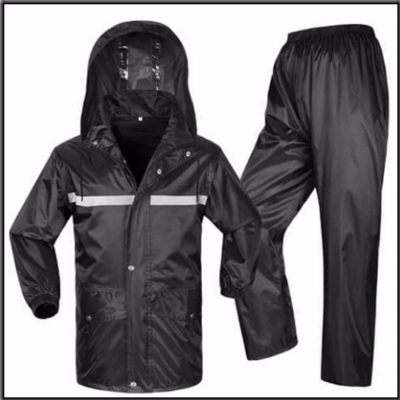Picture of Raincoat For man with Trouser - Black - free size