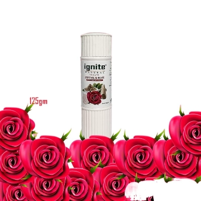 Picture of Indian product SANDAL AND ROSE talcum powder - 125 gm