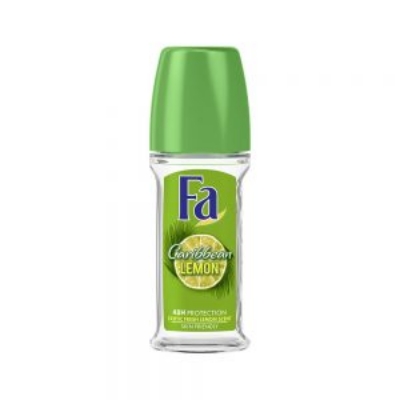 Picture of FA Caribbean LEMON body deodorant Roll on for male / female - 50 ml