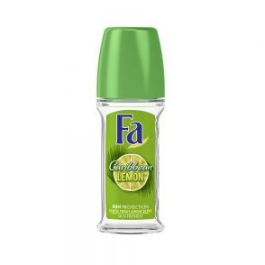 Picture of FA Caribbean LEMON body deodorant Roll on for male / female - 50 ml