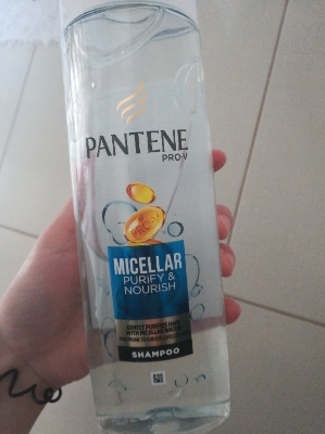 Picture of International  product Hair care Pantene Shampoo micellar used for male/ female - 400 ml