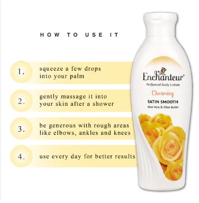 Picture of International Malaysia product Enchanteur Charming BODY LOTION used for male/female - 250 ml