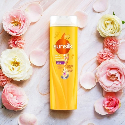 Picture of International Thailand product hair care product Sunsilk shampoo Soft and Smooth used for male/ female - 300 ml