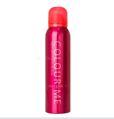 Picture of International UAE product Body spray Colour Me Neon Pink  - 150 ml