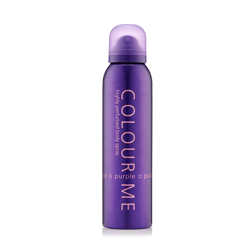 Picture of International UAE product Body Spray Colour Me Purple Used for female - 150 ml