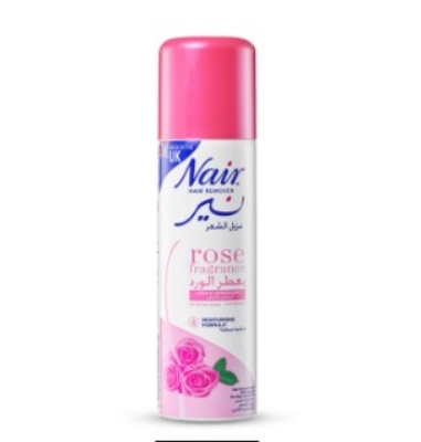 Picture of International UK product unwanted Hair removal spray Nair rose fragrance used for male/ female - 200 ml