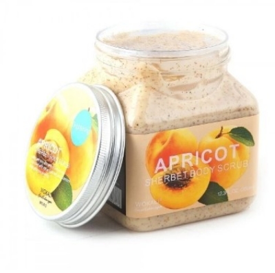 Picture of International Body care product Wokali APRICOT body scrub for male female - 350 ml