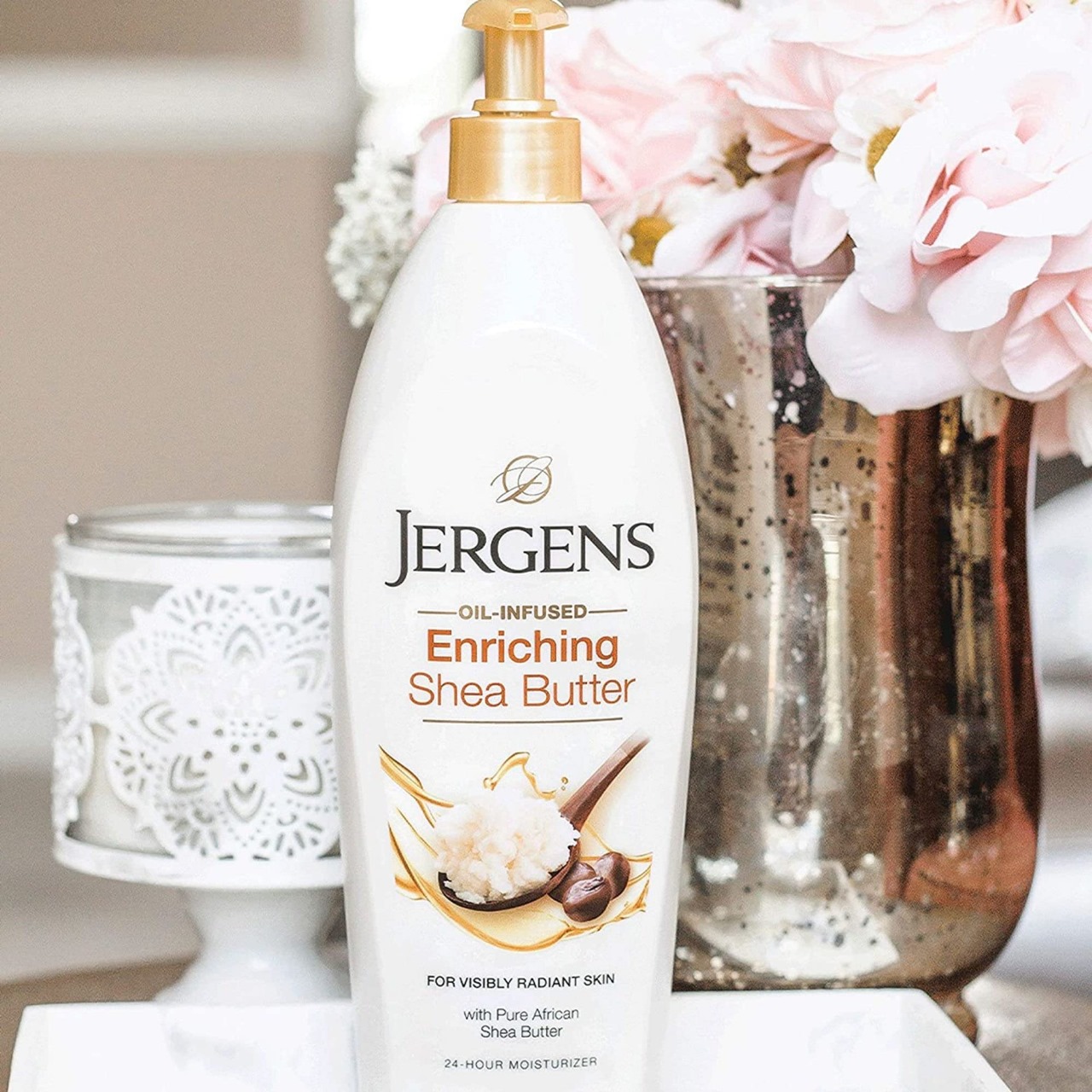 Picture of International UAE Jergens Enriching Shea Butter Intense Moisturizer Body Lotion  - 400ml