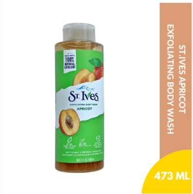 Picture of International USA product ST Ives Apricot Shower gel body wash used for Male/ female - 473 ml
