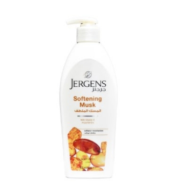 Picture of International UAE product Any season used perfumed jergens SOFTENING MUSK body lotion - 400 ml