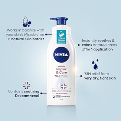 Picture of International Germany Nivea Body Repair & Care Body Lotion for male/ female - 400 ml