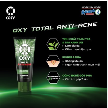Picture of International Japan product Skin care OXY Total Anti Acne face wash used for male - 100 gm