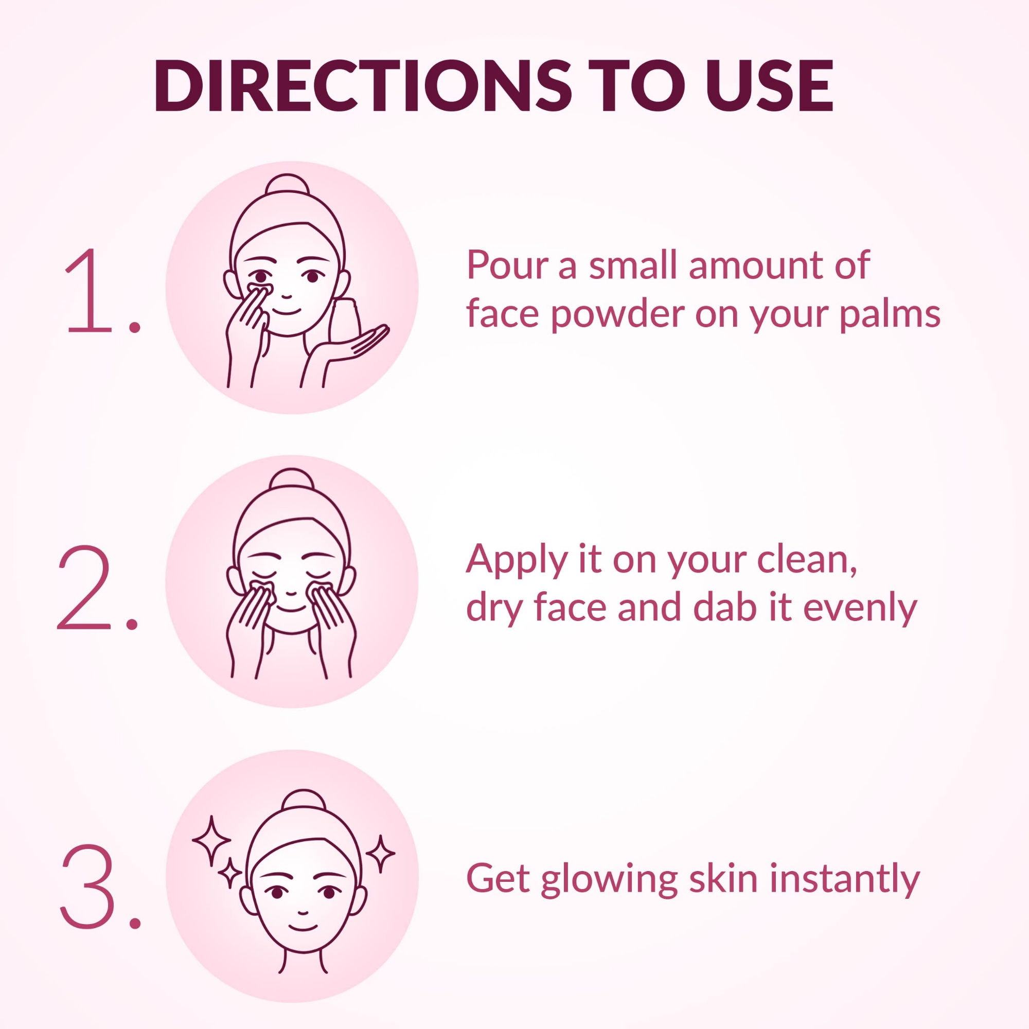 Picture of Indian product skin care face powder used for female - 75 gm