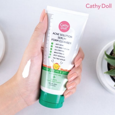Picture of International Thailand product Skin care Cathy Doll Acne Solution Serum Foam cleanser - 100 ml