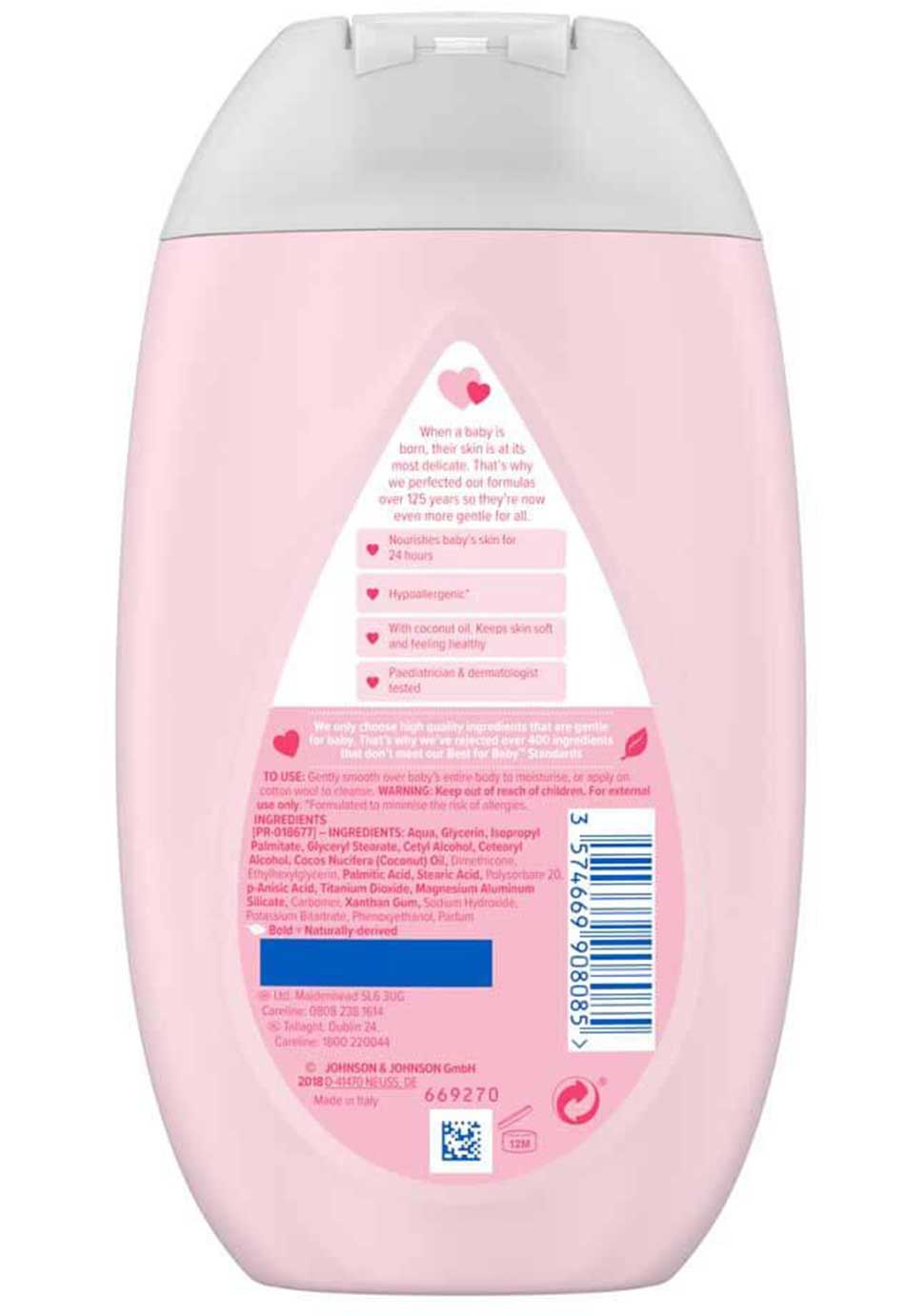 Picture of International European product Skin care Johnsons baby lotion used for baby - 300 ml