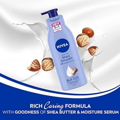 Picture of International Germany product Nivea Shea Smooth Body Lotion used for male/ female - 400 ml