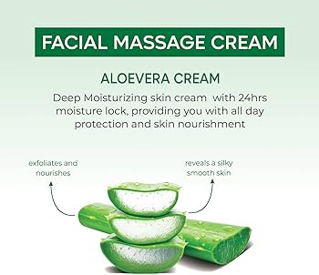 Picture of BSTI Approved Indian product Ignite massage cream Aloevera used for male/ female- 200 ml