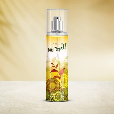 Picture of Indian product Body Perfume Party scent Layer'r Shot Fresh Citrus Body mist for Women - 135 ml