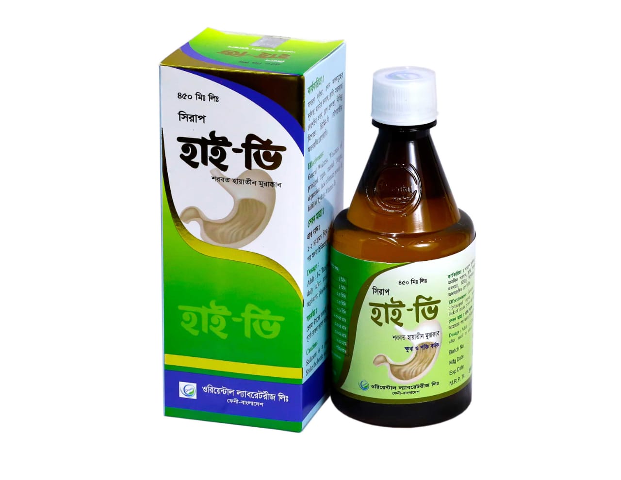 Picture of High-V Oriental Laboratories Ltd 450ml Syrup