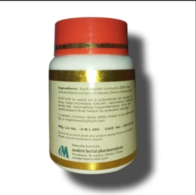 Picture of Stevia by Modern Herbal 30 Tablets
