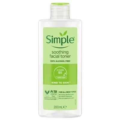 Picture of International UK Product Simple Soothing Facial Toner Used For female -200 Ml
