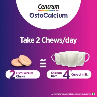 Picture of Indian Centrum OstoCalcium Tablets for Women & Men - 30tab