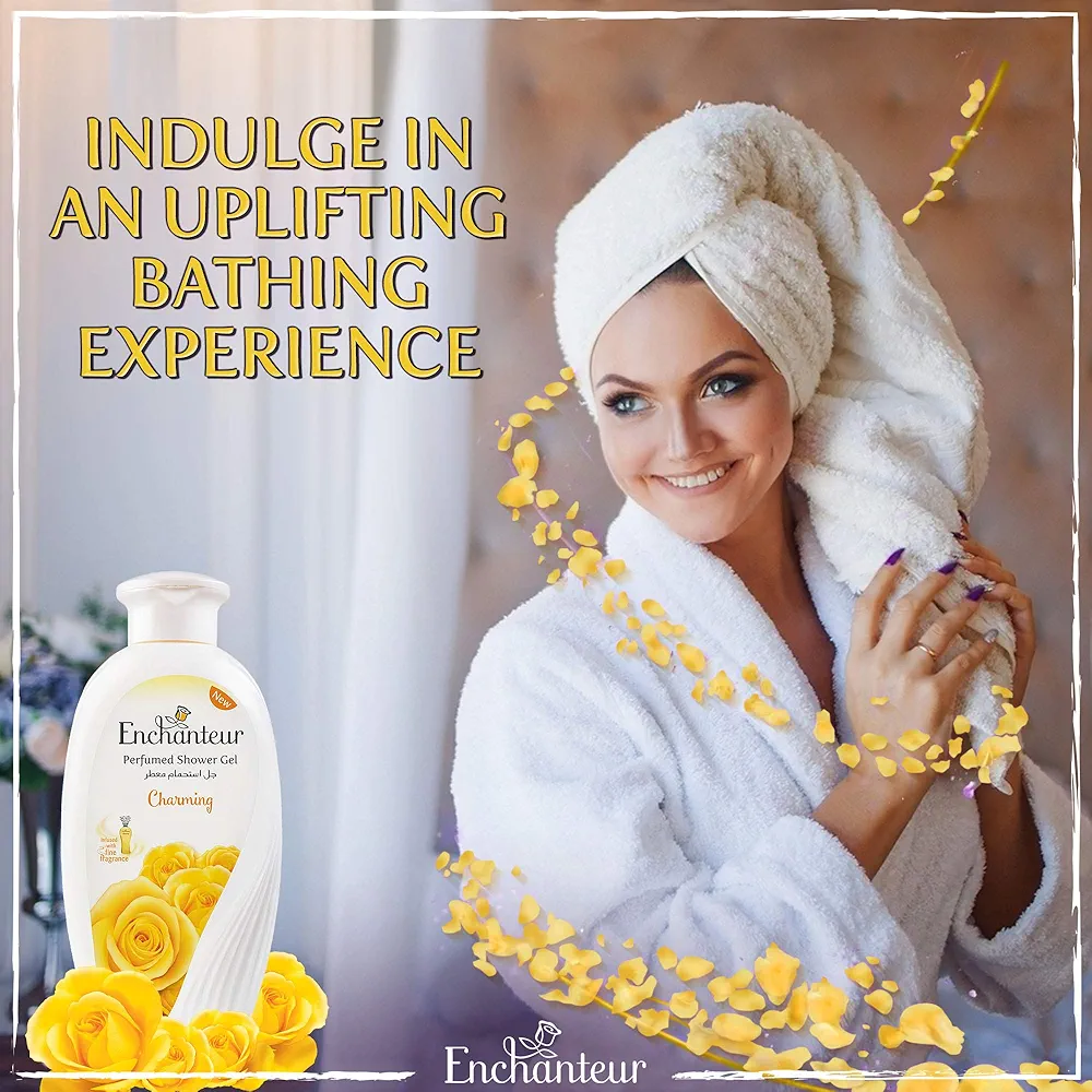 Picture of International Malaysian Product Enchanteur perfumed Shower Gel With Roses,muguet & Citrus Usesd For Male /female...550 Ml