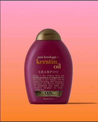 Picture of International USA Product OGX Anti-breakage Keratin Oil shampoo 385 Ml