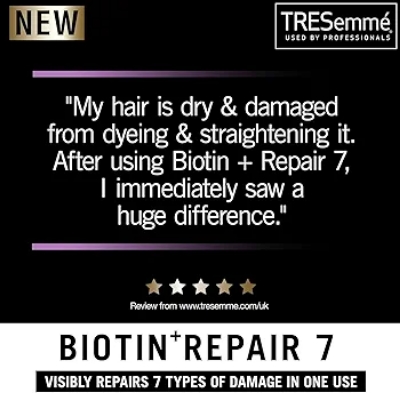 Picture of International UAE Product Tresemme Biotin Repair+7 Conditioner For used male /female 400 Ml