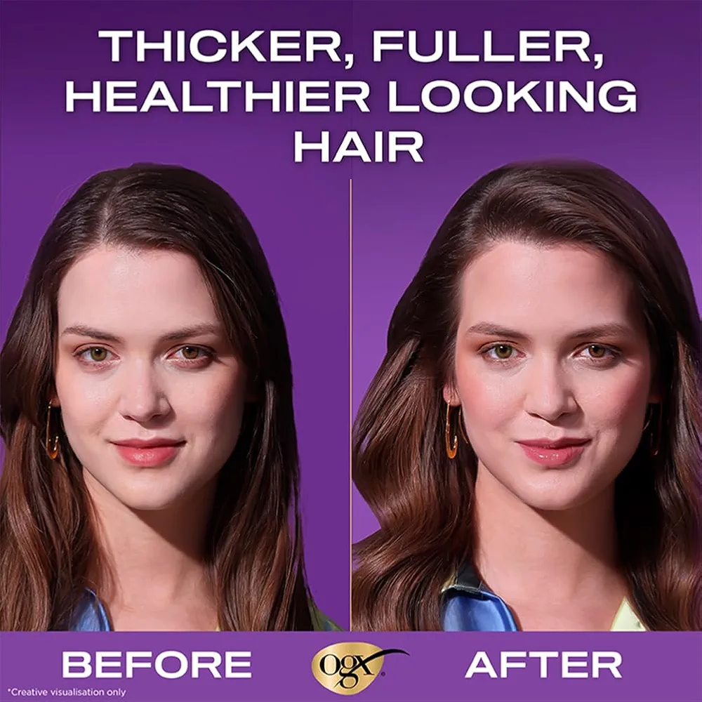 Picture of International Italy Product Ogx Thick & full+ Biotin & Collagen Volumising Conditioner Used For Male /Female..385Ml