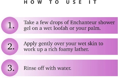 Picture of International Malaysian Product Enchanteur Perfumed Shower Gel Alluring Flavour Used For male /Female...550 Ml