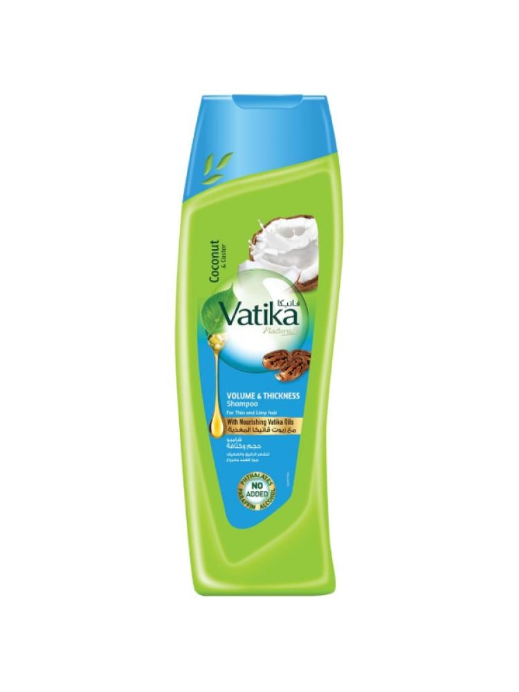 Picture of International UAE Product Vatika Coconut & Castor Volume & Thickness Shampoo Used For male/female 400 Ml