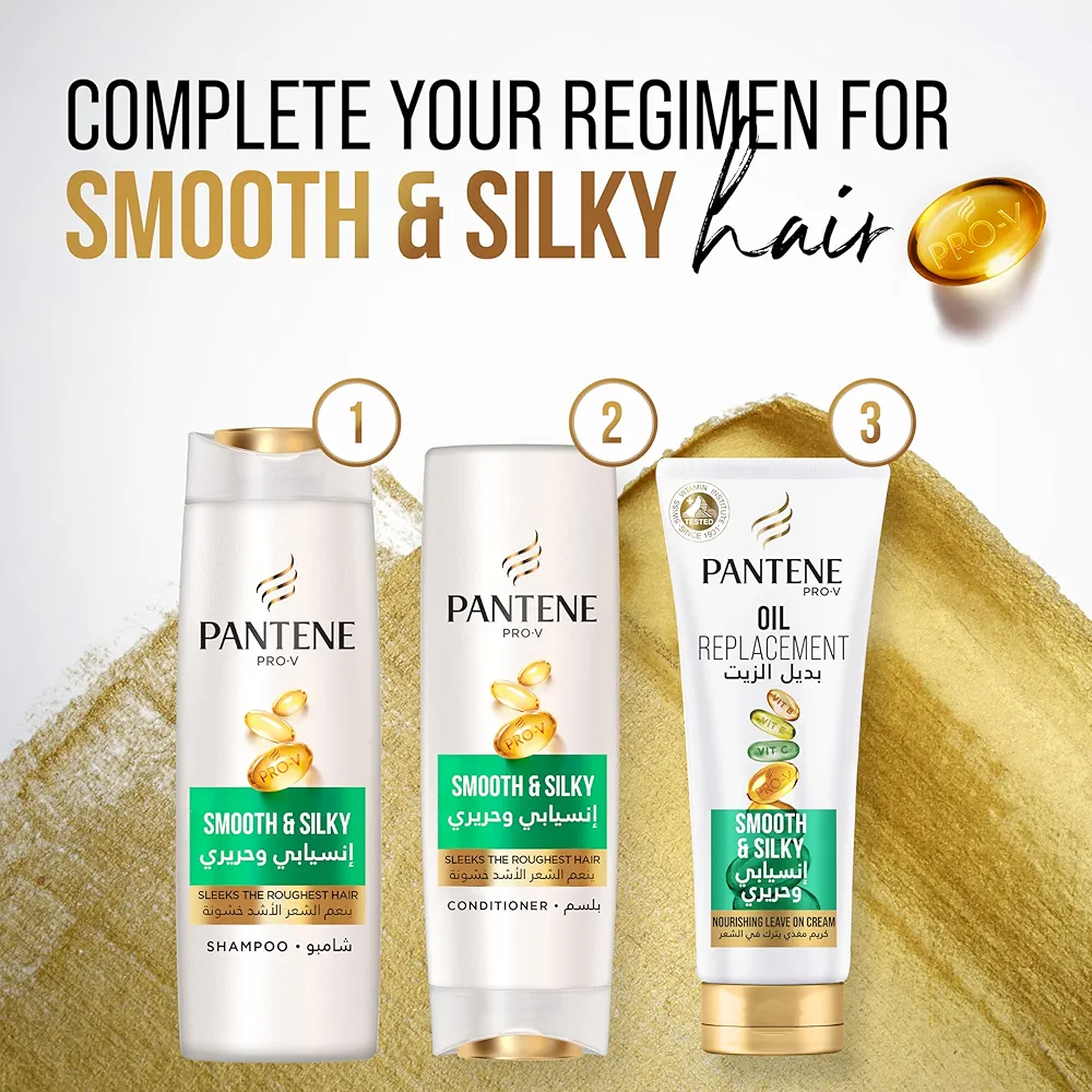 Picture of International UAE product Pentene pro-v silky & smooth shampoo 400 Ml