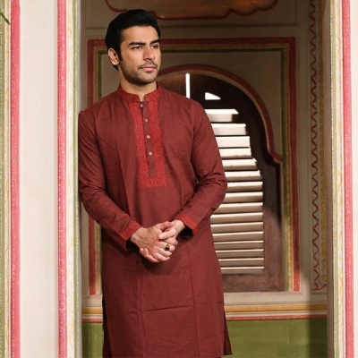 Picture of স্নো এলিগ্যান্স এমব্রয়ডারি পাঞ্জাবি