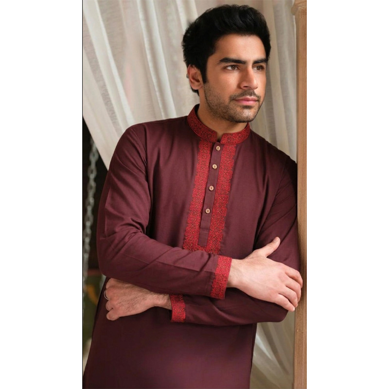 Picture of স্নো এলিগ্যান্স এমব্রয়ডারি পাঞ্জাবি