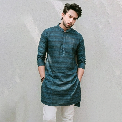 Picture of Royal Jacket Print Premium Panjabi