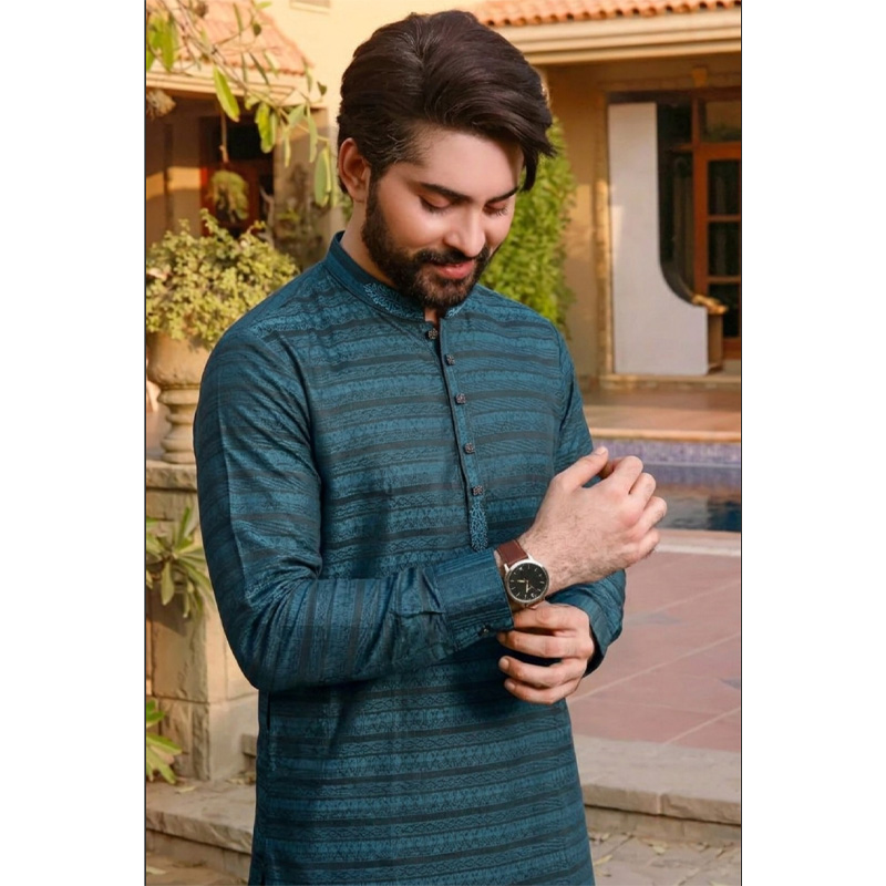 Picture of Royal Jacket Print Premium Panjabi