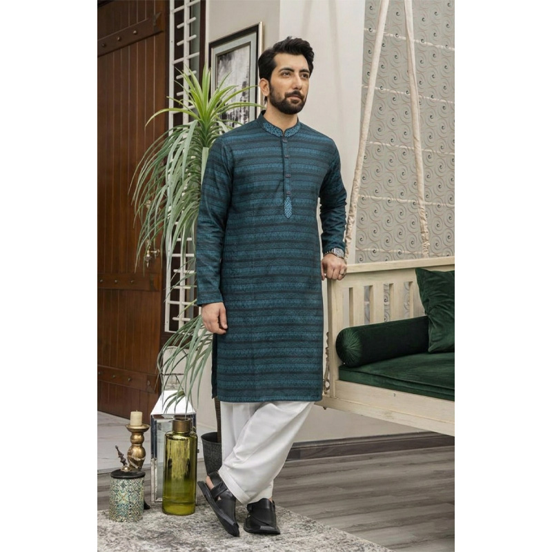 Picture of Royal Jacket Print Premium Panjabi