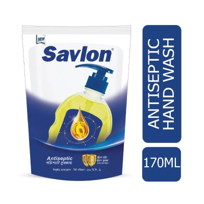 Picture of Savlon Hand Wash Antiseptic 170ml Pouch New