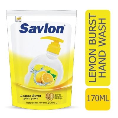 Picture of Savlon Hand Wash Lemon Burst 170ml Pouch New
