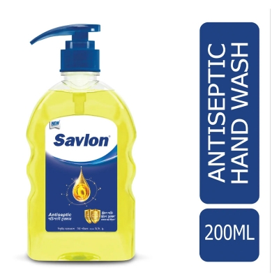 Picture of Savlon Hand Wash Antiseptic 200ml Pump New