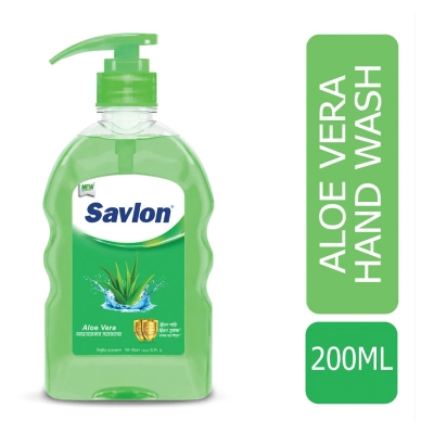 Picture of Savlon Hand Wash Aloe Vera 200ml Pump New