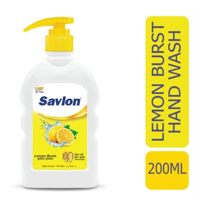 Picture of Savlon Hand Wash Lemon Burst 200ml Pump New