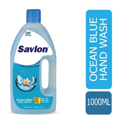 Picture of Savlon Hand Wash Ocean Blue 1 Liter New