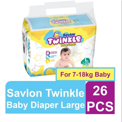 Picture of Salvon Twinkle Belt Diaper Large 26pcs