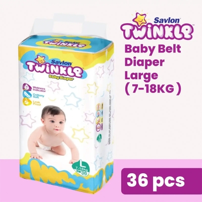 Picture of Salvon Twinkle Belt Diaper Large 36 pcs