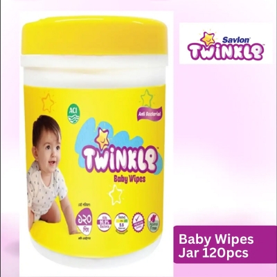 Picture of Twinkle Baby Wipes 120 pcs Jar