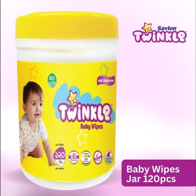 Picture of Twinkle Baby Wipes Jar 160 pcs 