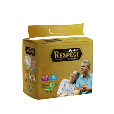 Picture of Savlon Respect Adult Diaper Medium 10 pcs