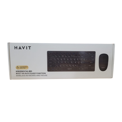 Picture of Havit KB255GCM Wireless Keyboard & Mouse Combo With Bangla